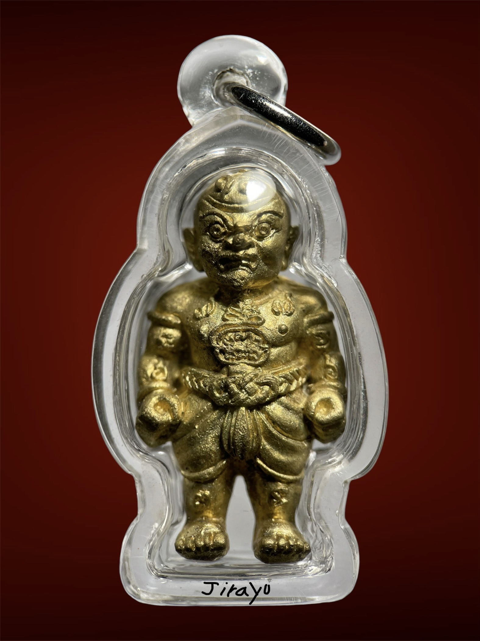 หุ่นพยนต์พ่อขุนหาญผลาญศัตรู รุ่นสร้างกุฏิ เนื้อชนวนมวลสาร (โชว์)